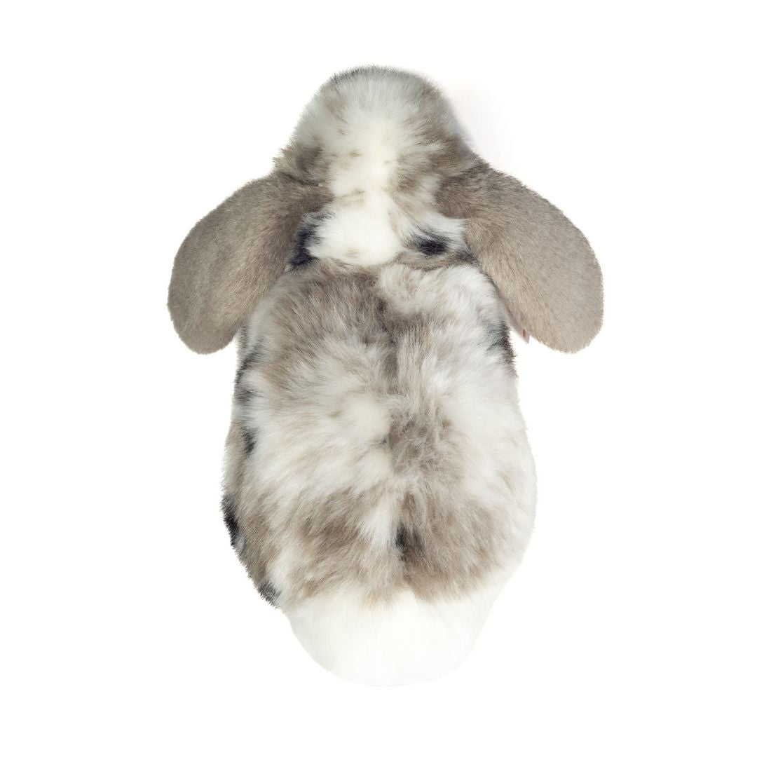 Kanin bamse dværgvædder grå, 23 cm, blød legetøjskanin med hængeører fra Teddy Hermann