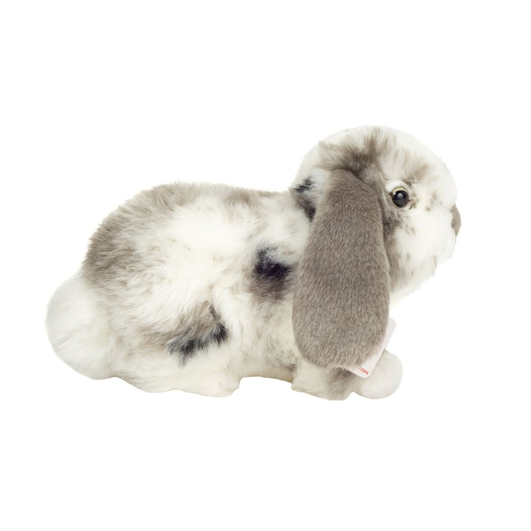 Kanin bamse dværgvædder grå, 23 cm - sød og blød kaninbamse med hængeører fra Teddy Hermann.