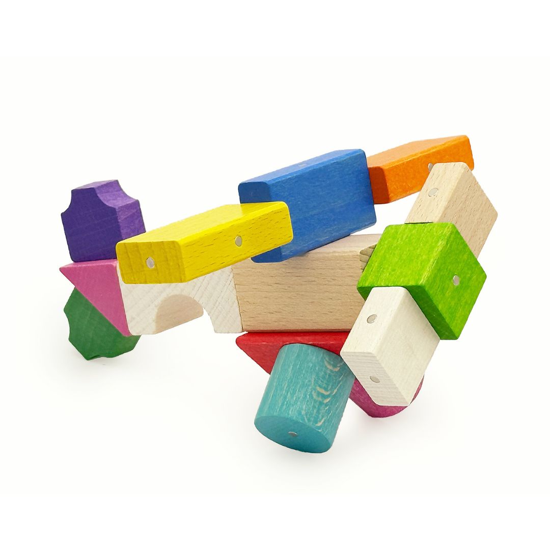 Byggeklodser magnetiske Mellem 50 stk