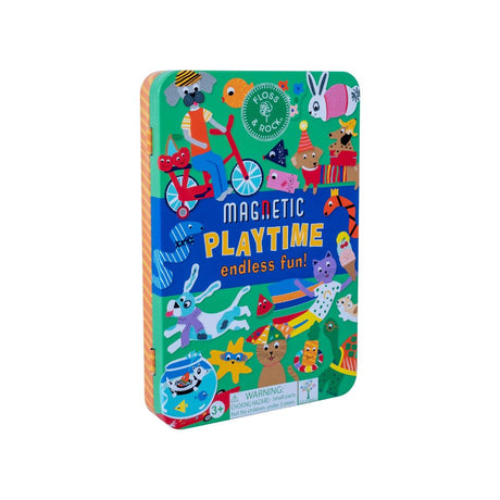 Magnetisk legesæt med kæledyr og fantasidyr, godt legetøj til fordybelse, finmotorik og rejser med børn fås hos Nordic Simply