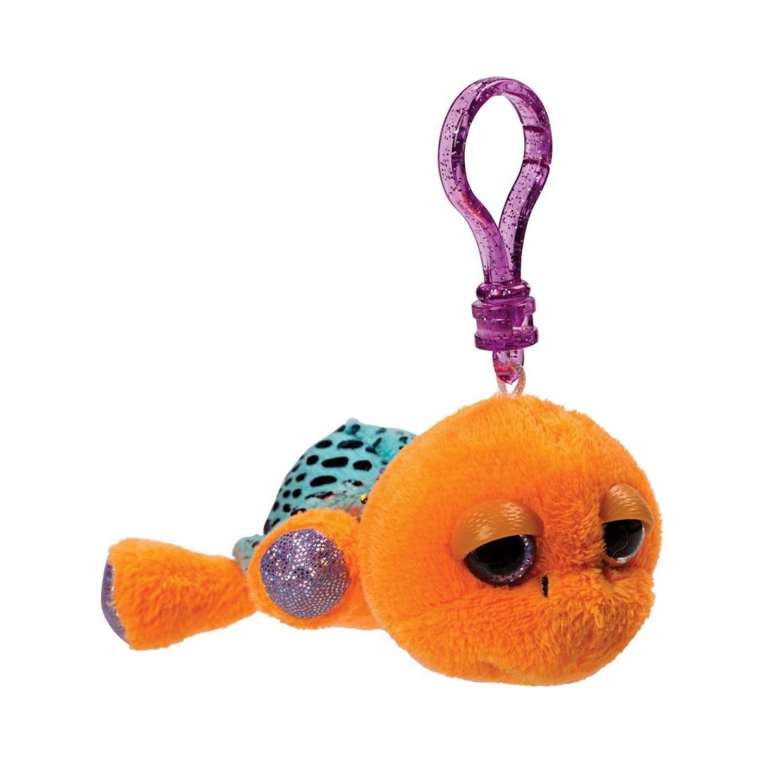 Farverig nøglering med sjovt fantasidyr, perfekt til at pynte skoletasken.
