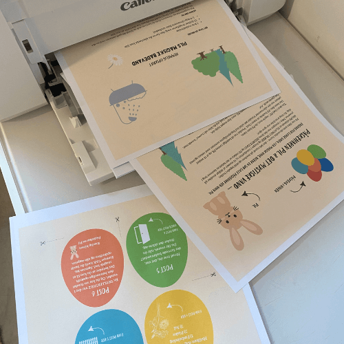 påske æggejagt til børn i print selv udgave hos nordicsimply