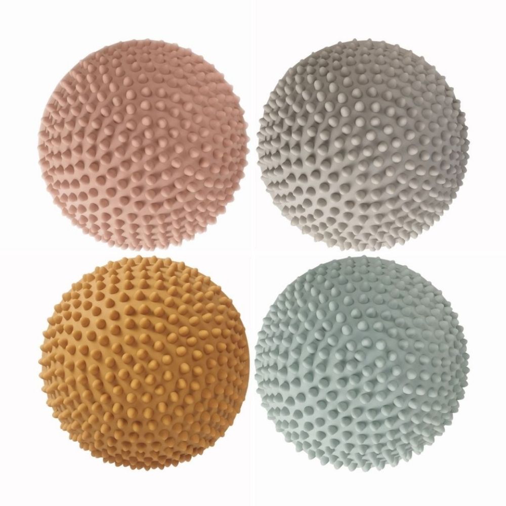 fire sansesten i lyse pastelfarver til børn fra Find That Hippo, fås hos Nordic Simply