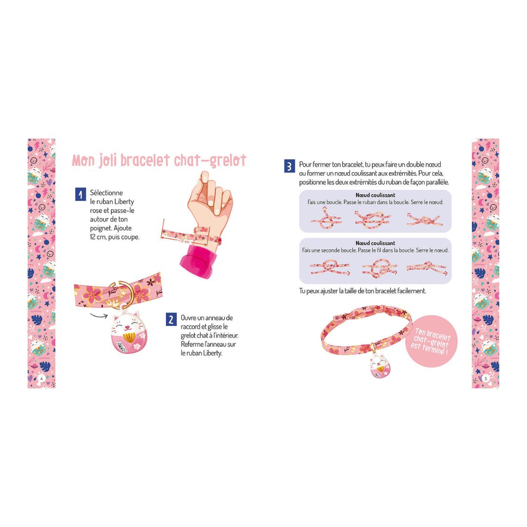 DIY vejledning til at lave enhjørning armbånd med Auzous smykkesæt, passer til børn fra 6 år og op