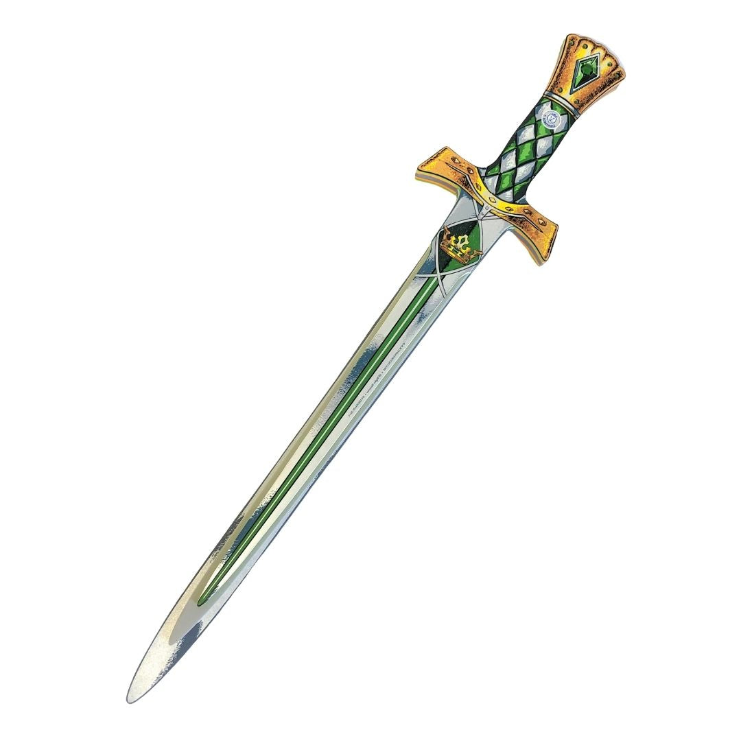 Legesværd konge. Kingmaker sværd i EVA skum til rolleleg og udklædning. Kongesværd til barn fås hos Nordic Simply