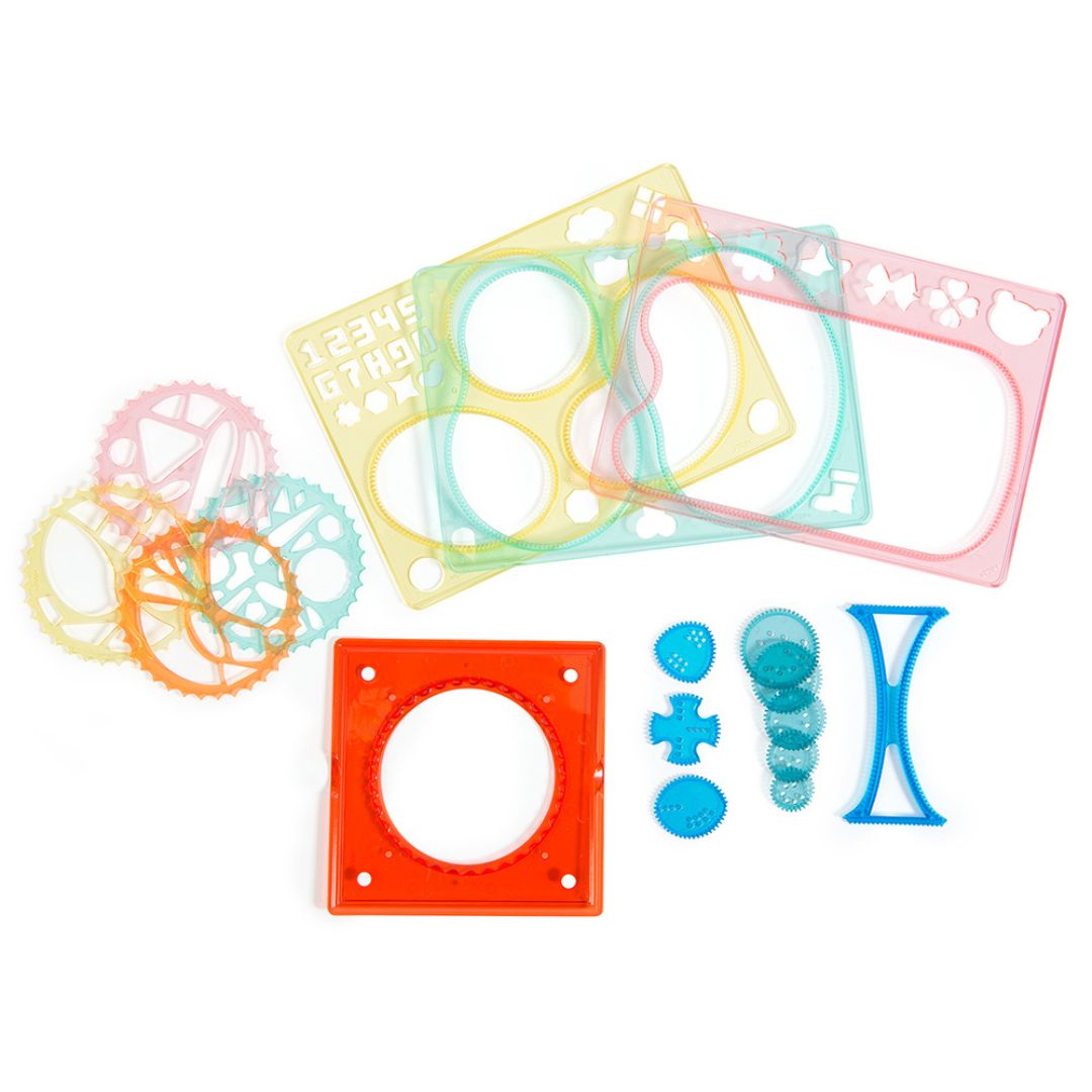 Tegnespiraler fra Moulin Roty. Lav magiske cirkler og mønstre. God til krea for store børn 6 år og op