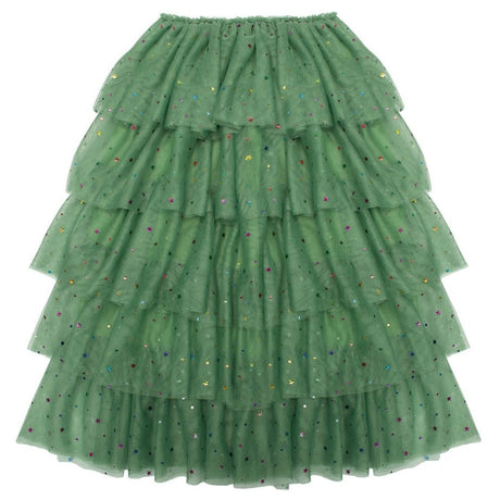 Grøn tylskort, langt med flere lag og masser af stjerner, perfekt til udklædning, fra Mimi & Lula fås hos Nordic Simply