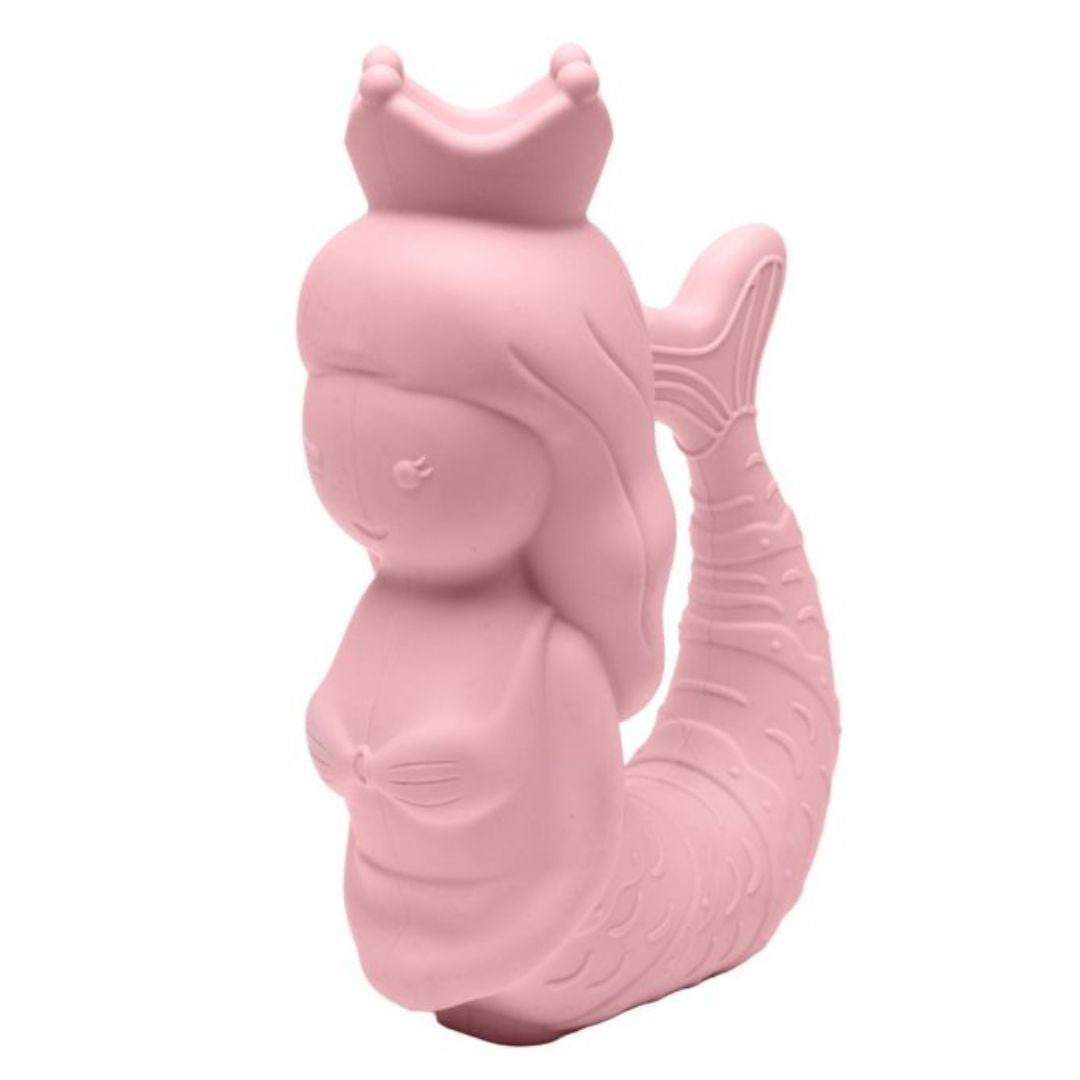 Rosa vandkande formet som en havfrue fra Scrunch, fås hos Nordic Simply