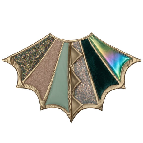 Vinger i pastelfarver med glitter og guld til udklædning som drage, dino eller andet sjovt for børn fra 3 år og op fra Mimi & Lula fås hos Nordic Simply