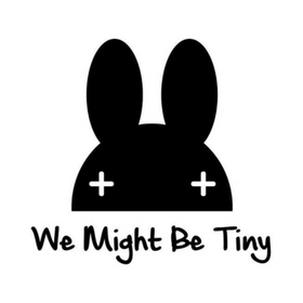 Logo for We Might Be Tiny hos nordicsimply