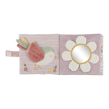 Aktivitetsbog til baby med rådyr, spejl og farverige motiver, perfekt til leg og sansestimulation