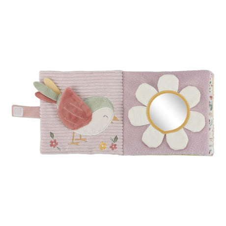 Aktivitetsbog til baby med rådyr, spejl og farverige motiver, perfekt til leg og sansestimulation