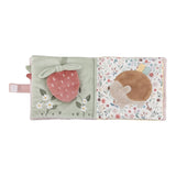 Aktivitetsbog til baby med rådyr, bløde teksturer og farverige illustrationer fra Little Dutch Fairy Garden.