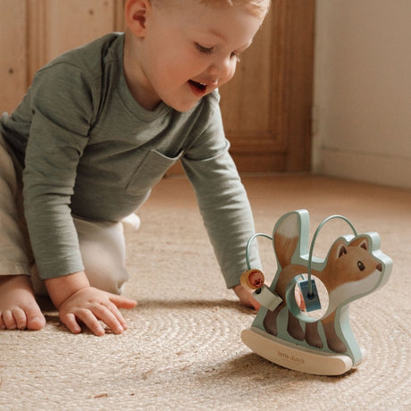 Aktivitetsdyr blå | Ræv - Barn leger med det charmerende aktivitetsdyr fra Little Dutch.