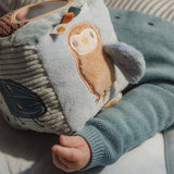 Ræv aktivitetsterning til baby - blød aktivitetsterning med dyremotiver og struktur til baby sanseleg 