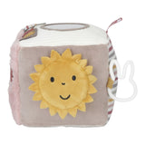 Aktivitetsterning til baby | Kanin rosa med sol og farverige sanseindtryk til din lille.