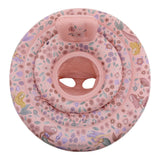 rosa babybadering, set oppefra, med havfruer og motiver af havets dyr. Perfekt babyflyder med fire kamre, babyindsats,rygstøtte og håndtag. Egnet fra 6-12 mdr. 