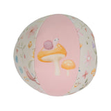 Bold til baby | Lille rosa - sød bold med dyremotiver i pastelfarver, perfekt til leg og motorisk stimulation.