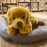 stor golden retriver bamse, ligner ægte hund, fra teddy hermann hos nordicsimply