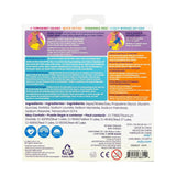 Hårmaling 6 farver til at male hår, let at bruge og vaske ud, fra OOLY, set i æske med bagside opad