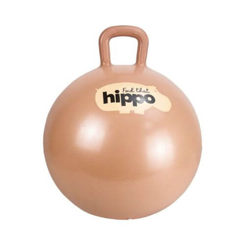 Orange hoppebold til børn fra 2 år med håndtag fra Find that Hippo hos nordicsimply