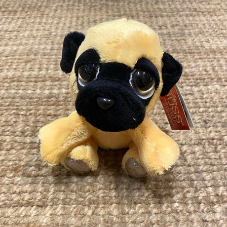 Hund bamse lille gul⏐ fantasidyr - sød bamsehund med store øjne og glitrende poter.