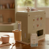 Kaffemaskine med flot udstyr | Træ FSC til fantasifuld rolleleg for børn.