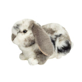 Kanin bamse dværgvædder grå, 23 cm - blød og sød kaninbamse med hængeører, en legekammerat, der ligner en ægte kanin.