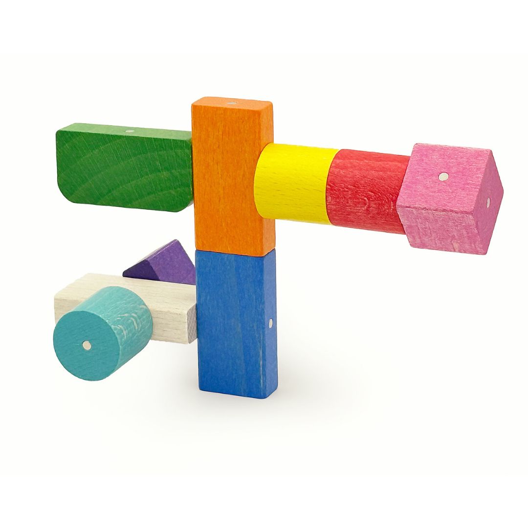 Byggeklodser magnetiske Mellem 50 stk