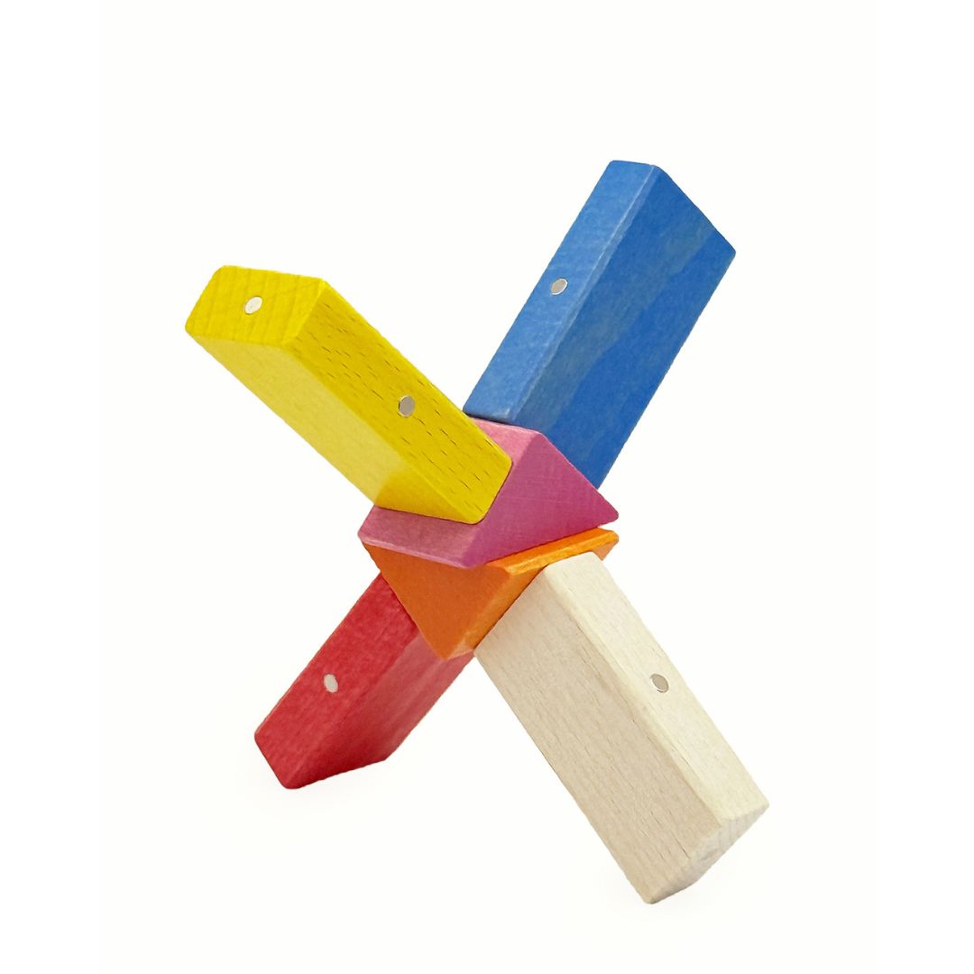 Byggeklodser magnetiske Mellem 50 stk
