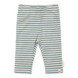 blå og hvid stribede baby leggings i økologisk bomuld fra Little Dutch. Søde babybukser til lille dreng eller pige.