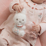 Rangle til baby | Kanin rosa, sød Miffy kanin med rangle, der giver rolig rislende lyd, mens baby leger.