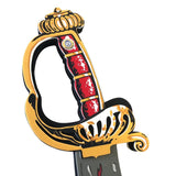 legesabel pirat, her set håndtag tæt på - piratsabel til barn - udklædning og rolleleg som sørøver