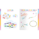 Smykkesæt - Skab 20 regnbue armbånd med farverige tråde, perler og DIY materialer til kreativt smykkeprojekt.