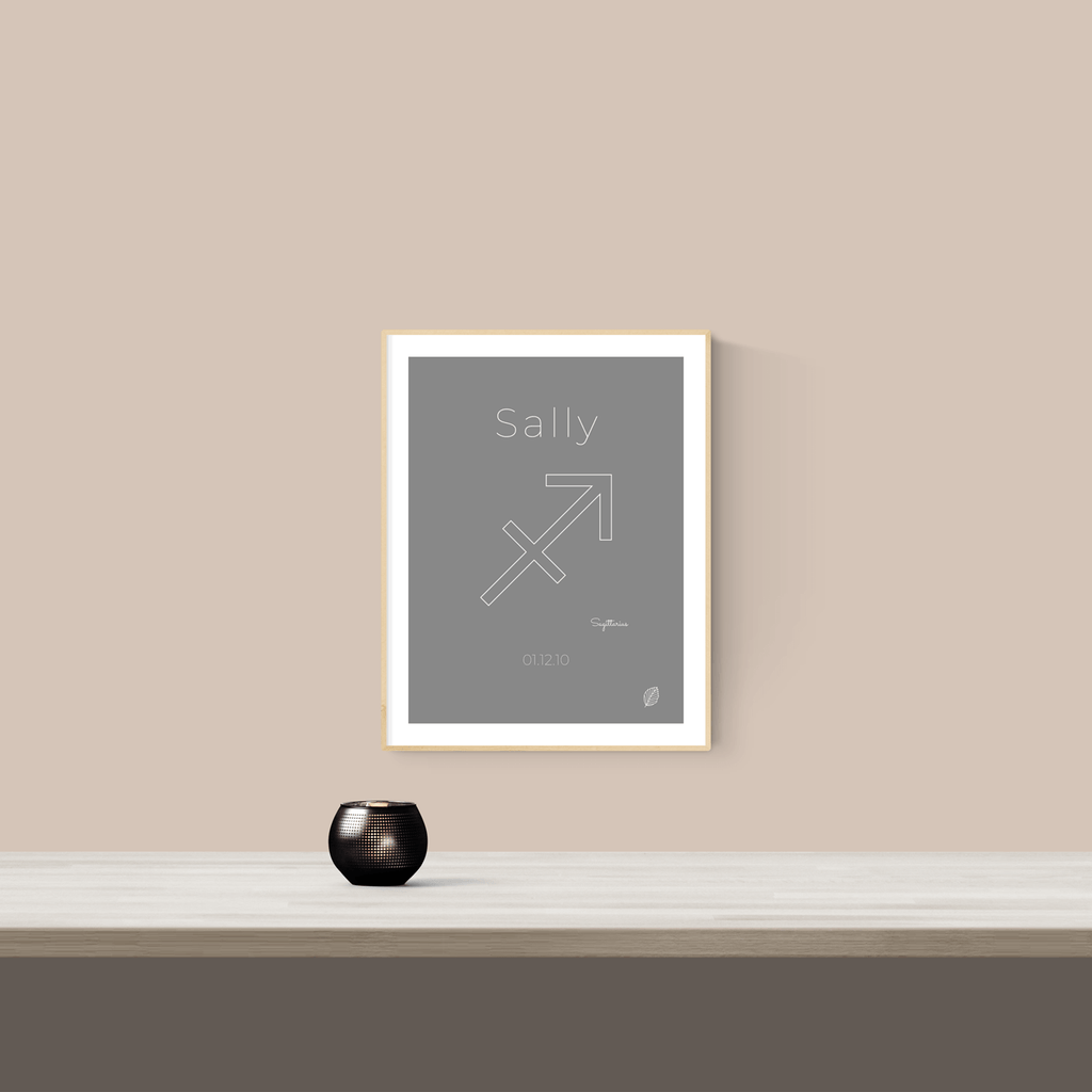 Sagittarius-zodiac-plakat-stjernetegn-nordicsimply