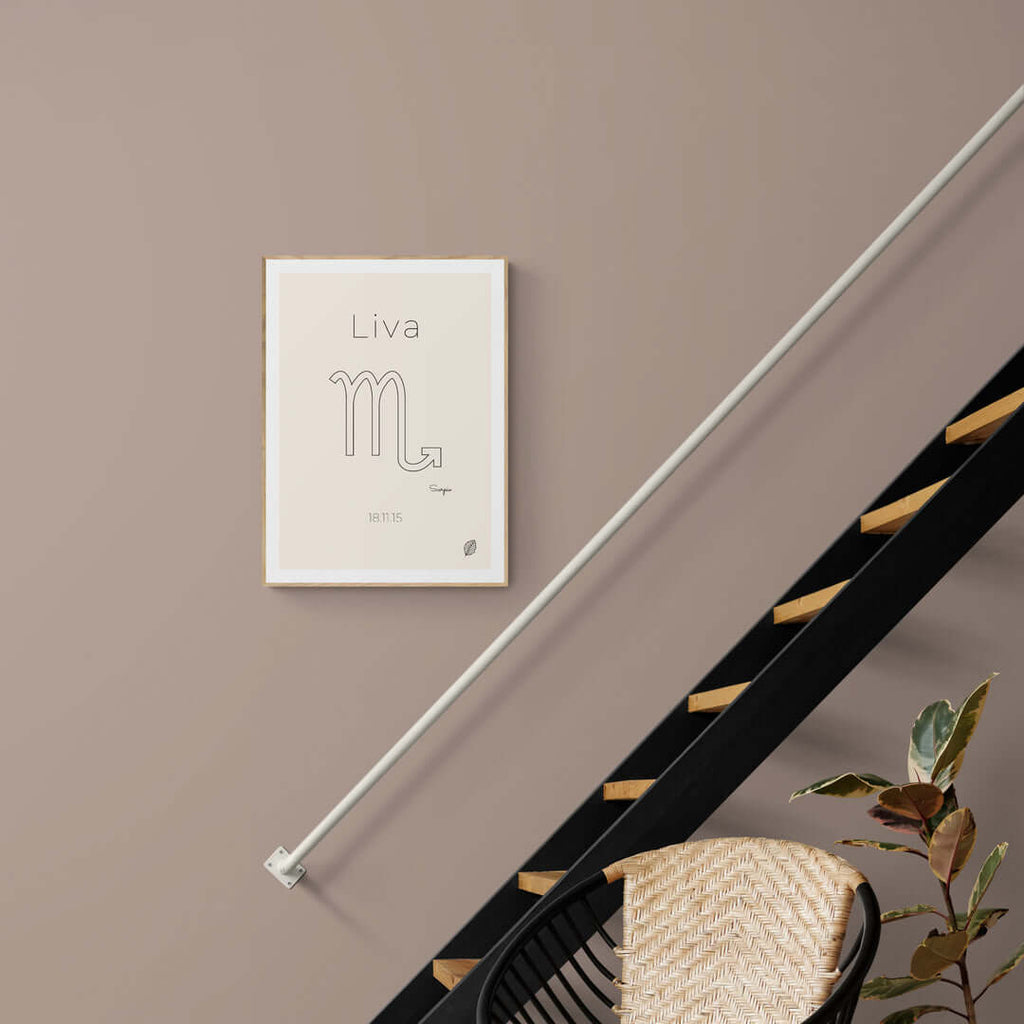 Scorpio-zodiac-plakat-stjernetegn-nordicsimply